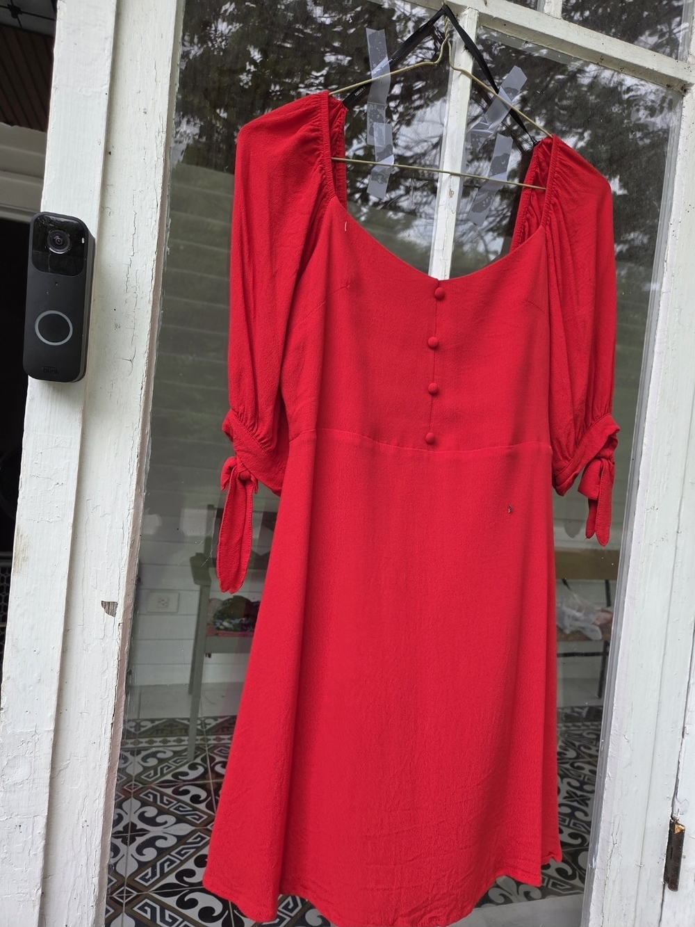 Forever 21 Red and Mustatd Mini Dress .